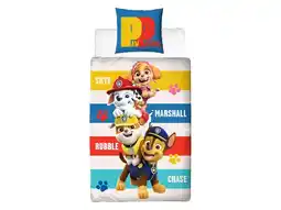 Lidl Kinder dekbedovertrek 140 x 200 cm (Paw Patrol) aanbieding