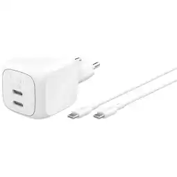 MediaMarkt Belkin Boostcharge Pro Snellader 50w Dual Usb-c Wit aanbieding
