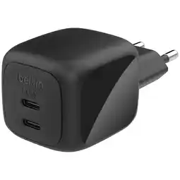 MediaMarkt Belkin Boostcharge Pro Snellader 50w Dual Usb-c Zwart aanbieding
