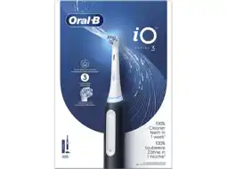 MediaMarkt Oral-b Io3 Zw Elektrische Tandenborstel Zwart aanbieding