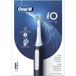 MediaMarkt Oral-b Io3 Zw Elektrische Tandenborstel Zwart aanbieding