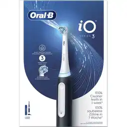 MediaMarkt Oral-b Io3 Zw Elektrische Tandenborstel Zwart aanbieding