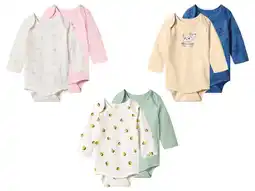 Lidl lupilu Set van 2 baby rompers aanbieding