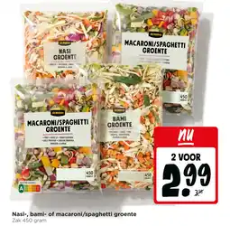 Jumbo Nasi-, bami- of macaroni/spaghetti groente aanbieding