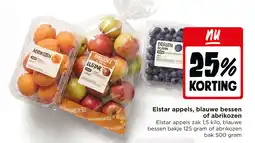 Jumbo Elstar appels, blauwe bessen of abrikozen aanbieding