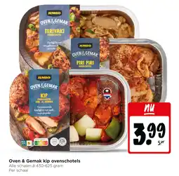 Jumbo Oven & Gemak kip ovenschotels aanbieding