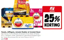 Jumbo Texels, Affligem, Amstel Radler of Amstel Rose aanbieding