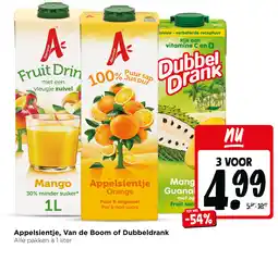 Jumbo Appelsientje, Van de Boom of Dubbeldrank aanbieding
