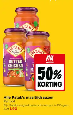 Jumbo Alle Patak's maaltijdsauzen aanbieding