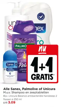 Jumbo Alle Sanex, Palmolive of Unicura aanbieding