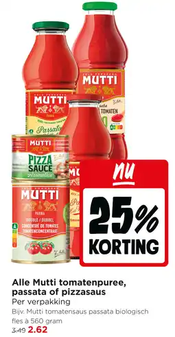 Jumbo Alle Mutti tomatenpuree, passata of pizzasaus aanbieding