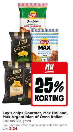 Jumbo Lay's chips Gourmet, Max Holland, Max Argentinian of Oven Italian aanbieding