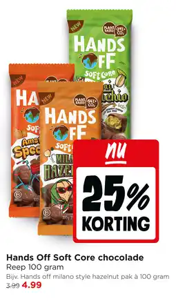 Jumbo Hands Off Soft Core chocolade aanbieding