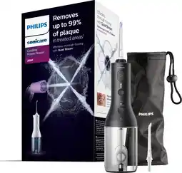 Bol.com Philips Cordless Power 3000 HX3806/33 - Flosser - Zwart aanbieding