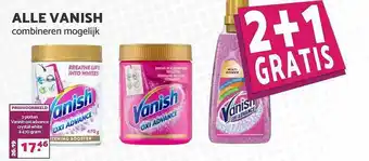 MCD Supermarkt Alle Vanish 2+1 Gratis aanbieding