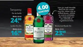 Mitra Tanqueray Flor De Sevilla, London Dry Gin Of Blackcurrant Royale 4.00 Korting aanbieding