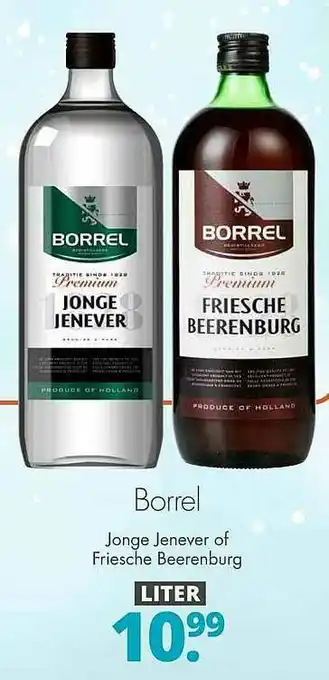 Mitra Borrel Jonge Jenever Of Friesche Beerenburg aanbieding