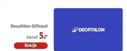 Bruna Decathlon Giftcard aanbieding