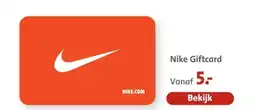 Bruna Nike Giftcard aanbieding
