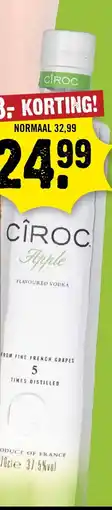 Dirck 3 Cîroc apple aanbieding
