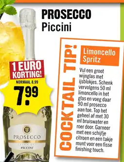 Dirck 3 Prosecco piccini aanbieding