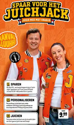 Jumbo Spaar voor het juichjac juich mee met oranje aanbieding