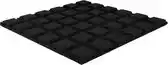 Bol.com Rubberen tegel | Terrastegels rubber | Zwart | Per 1 m² | 4 stuks | 50x50cm | Dikte 2,5cm aanbieding