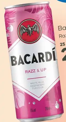 Mitra Bacardi Razz & Up | 25 CL aanbieding