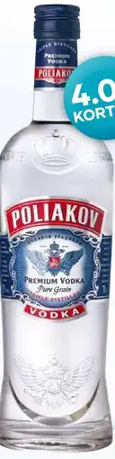 Mitra Poliakov Vodka | 70 CL aanbieding