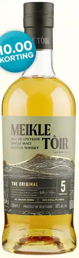 Mitra Meikle Toir 5 Yrs The Original Peated | 70 CL aanbieding