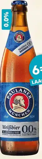Mitra Paulaner Weisse 0.0% | 33 CL aanbieding