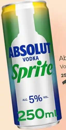 Mitra Absolut Vodka & Sprite | 25 CL aanbieding