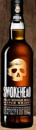 Mitra Smokehead Peated Malt | 70 CL aanbieding