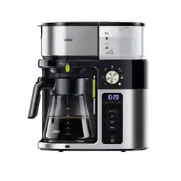 Bol.com Braun KF9050BK MultiServe Koffiezetapparaat Zwart/RVS aanbieding