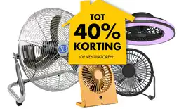 Bouwhof Tot 40% KORTING op ventilatoren aanbieding