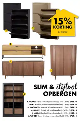 Bouwhof 15% KORTING op kasten aanbieding