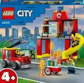 Bol.com LEGO City De Brandweerkazerne en de Brandweerwagen Set - 60375 aanbieding