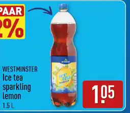 ALDI Westminster ice tea sparkling lemon aanbieding