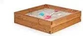 Bol.com WITBOSCH - Zandbak - 107 x 107 x 25 cm - Duurzaam design - Thermowood aanbieding