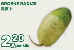 Amazing Oriëntal Groene Radijs aanbieding