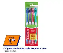 Action Colgate tandenborstels Premier Clean aanbieding