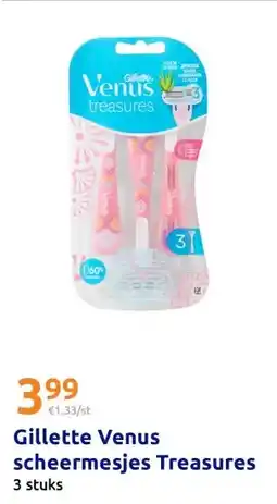 Action Gillette Venus scheermesjes Treasures aanbieding