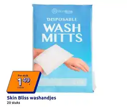 Action Skin Bliss washandjes aanbieding