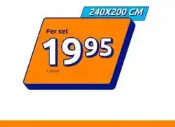Action Mousseline dekbedovertrek aanbieding