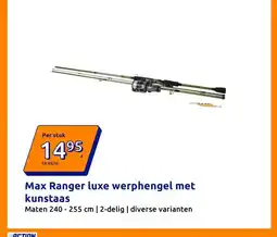 Action Max Ranger luxe werphengel met kunstaas aanbieding