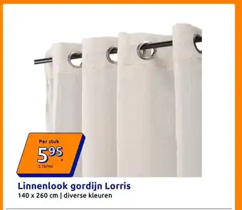 Linnenlook gordijn Lorris