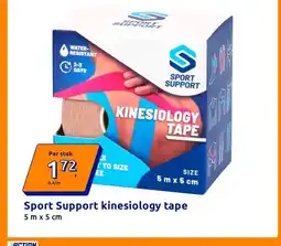 Action Sport Support kinesiology tape aanbieding
