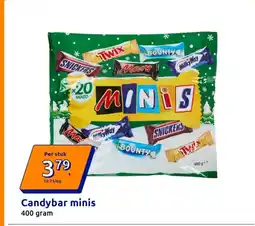 Action Candybar minis aanbieding