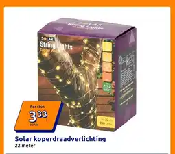 Action Solar koperdraadverlichting aanbieding