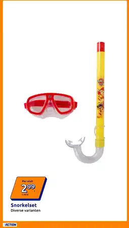 Action Snorkelset aanbieding